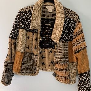 Vintage patchwork sweater